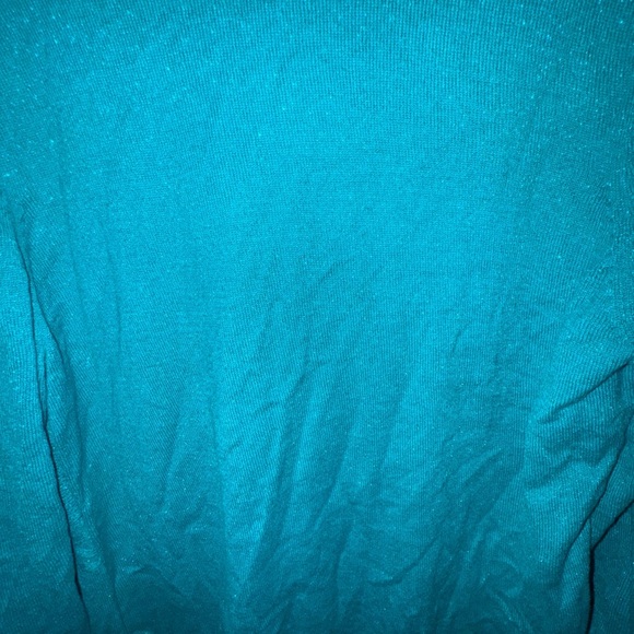 Sag Harbor Women's Size L Teal Sequin Knit Open Cardigan with Camisole NWT - Picture 15 of 15